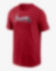 Low Resolution Atlanta Braves Fuse Wordmark Men's Nike MLB T-Shirt