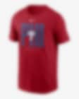 Low Resolution Philadelphia Phillies Team Scoreboard Men's Nike MLB T-Shirt