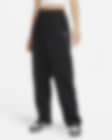 Low Resolution Pantaloni in fleece a vita media con bordo aperto Nike Sportswear Collection Essential - Donna