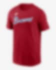 Low Resolution Atlanta Braves Cooperstown Wordmark Men's Nike MLB T-Shirt