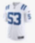 Indianapolis Colts No53 Darius Leonard Men's White Nike Multi-Color 2020 Crucial Catch Limited Jersey