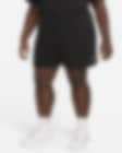 Low Resolution Nike Air Women's Mid-Rise Fleece Shorts (Plus Size)