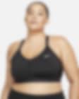 Low Resolution Nike Indy enyhe tartást adó, párnázott, V nyakú női sportmelltartó (plus size méret)