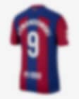 Robert Lewandowski Barcelona 2023/24 Match Home Men's Nike Dri-FIT