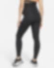 Womens Nike Maternity Leggings Size XL Brown Colored EUC