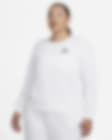 Low Resolution Nike Sportswear Club Fleece Women's Crew-Neck Sweatshirt (Plus Size)