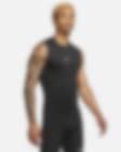 Low Resolution Nike Pro Dri-FIT tettsittende, ermeløs treningsoverdel til herre