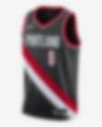 Low Resolution เสื้อแข่ง Nike NBA Swingman Damian Lillard Trail Blazers Icon Edition 2020