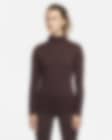 Low Resolution Nike Yoga Luxe Dri-FIT Women's Long-Sleeve Ribbed Top