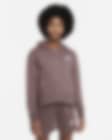 Low Resolution Nike Sportswear Club Fleece Hoodie mit durchgehendem Reißverschluss für ältere Kinder (Mädchen)