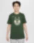 Low Resolution Milwaukee Bucks Essential Nike NBA-Logo-T-Shirt für ältere Kinder (Jungen)