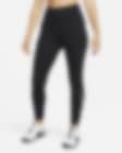 Low Resolution Nike One 7/8-Trainings-Leggings mit mittelhohem Bund und Grafik für Damen