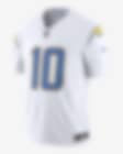 Chargers No10 Justin Herbert Men's White Nike Multi-Color 2020 Crucial Catch Limited Jersey