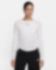 Low Resolution Nike Sportswear Essential Women's Ribbed Long-Sleeve Mod Crop Top
