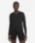 Low Resolution Langærmet Nike Dri-FIT One-top i standardpasform til kvinder