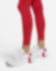 Nike Pro Women's Mid-Rise Full-Length Graphic Training Leggings DX0080 657