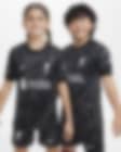 Low Resolution FC Liverpool Stadium Goalkeeper Nike Dri-FIT kurzärmliges Replica-Fußballtrikot für ältere Kinder