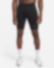 Low Resolution Nike Fast Dri-FIT Slip Astarlı Yarım Boy Erkek Koşu Taytı