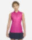 Low Resolution Nike Dri-FIT Victory Women's Sleeveless Printed Golf Polo