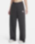 Low Resolution Calças com corte a direito em tecido moletão Nike Sportswear para mulher