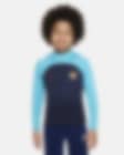 Low Resolution FC Barcelona Academy Pro Nike Dri-FIT Fußball-Hoodie für jüngere Kinder