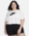 Low Resolution Nike Sportswear Essential Women's Cropped Logo T-Shirt (Plus Size)