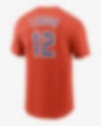 Nike New York Mets Men's Name and Number Player T-Shirt - Francisco Lindor  - Macy's