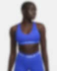 Low Resolution Nike Pro Indy Plunge közepes tartást adó, párnázott női sportmelltartó
