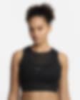 Nike Womens Pro Mesh Maternity Tank, Black/Black, X-Small 