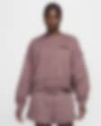 Low Resolution Sudadera oversized cropped de cuello redondo de tejido Fleece para mujer Nike Sportswear Phoenix