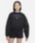 Low Resolution Nike Sportswear Trend Big Kids' (Girls') Fleece Sweatshirt