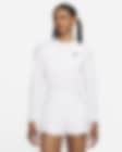 Low Resolution Vêtement de tennis deuxième couche Dri-FIT à 1/4 de zip NikeCourt Advantage pour femme