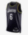 Low Resolution LeBron James Lakers Nike Dri-FIT NBA-drakt til herre