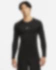 Low Resolution Camisola de fitness justa de manga comprida Dri-FIT Nike Pro para homem