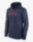 Low Resolution Houston Astros Authentic Collection Practice Men's Nike Therma MLB Pullover Hoodie