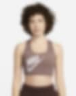 Low Resolution Brassière de sport pour la danse non rembourrée à maintien normal Nike Swoosh pour femme