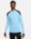 Low Resolution Camisola de treino de futebol com fecho até meio Dri-FIT Nike Strike para homem