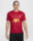 Low Resolution Liverpool FC Academy Pro Men's Nike Dri-FIT Soccer Pre-Match Short-Sleeve Top