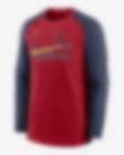 Nike Over Arch (MLB St. Louis Cardinals) Men's Long-Sleeve T-Shirt