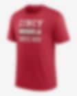 Low Resolution Cincinnati Reds Cooperstown Local Stack Men's Nike MLB T-Shirt
