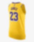 Nike LeBron James Lakers Icon Edition 2020 Jersey - Yellow