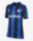 Low Resolution Inter Milan 2022/23 Stadyum İç Saha Nike Dri-FIT Genç Çocuk Futbol Forması
