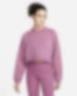 Low Resolution Nike Therma-FIT Women's Cropped Novelty Fleece Crew Sweatshirt
