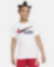 Low Resolution T-shirt piłkarski dla dużych dzieci Nike Paris Saint-Germain Swoosh