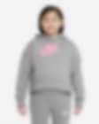 Low Resolution Sudadera con capucha para niña talla grande Nike Sportswear Club Fleece