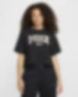 Low Resolution Nike Sportswear Women's Loose Short-Sleeve Cropped T-Shirt