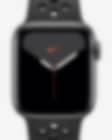 Low Resolution Montre à boîtier en aluminium gris sidéral 40 mm Apple Watch Nike Series 5 (GPS + Cellular) avec Bracelet Sport Nike Open Box