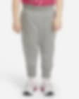 Low Resolution Nike Sportswear Club Hose mit anliegender Passform aus French Terry für ältere Kinder (Mädchen) (erweiterte Größe)