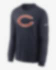 Low Resolution Nike Primary Logo (NFL Chicago Bears) Men’s Long-Sleeve T-Shirt