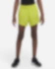 Low Resolution Nike One Big Kids' (Girls') Dri-FIT High-Waisted Woven Training Shorts